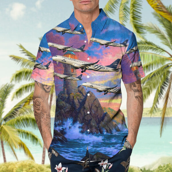 Embraer ERJ-190-100STD KLM Cityhopper Hawaiian Shirt