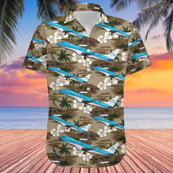 Embraer ERJ-170-200STD KLM Cityhopper Hawaiian Shirt