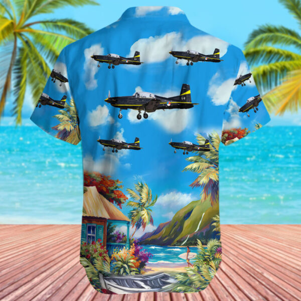 Pilatus PC-7 Netherlands Royal Air Force Hawaiian Shirt Pilatus PC-7 Netherlands Royal Air Force Hawaiian Shirt