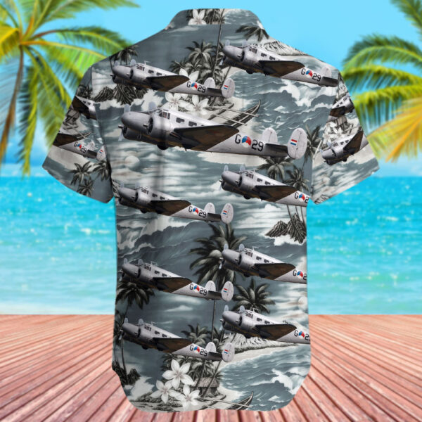 Beechcraft CT-128 Expeditor Mk.3NM Netherlands Air Force Historical Flight Hawaiian Shirt