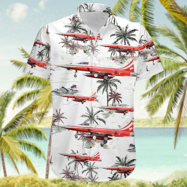 Northrop F-5E Tiger II Switzerland Air Force Hawaiian Shirt