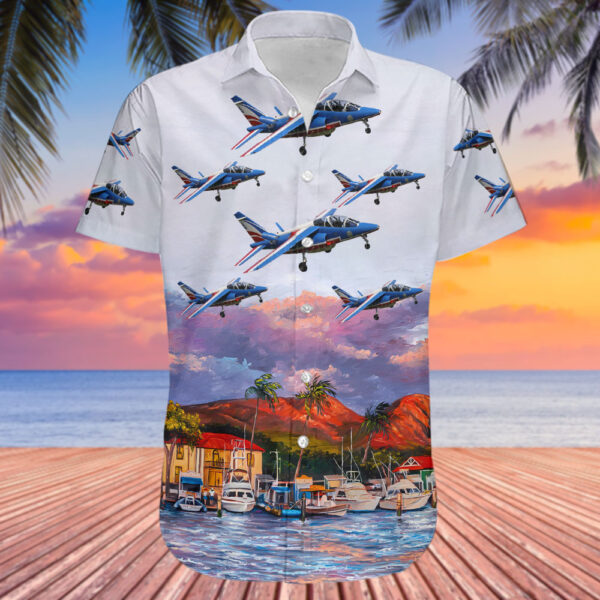 Dassault-Breguet-Dornier Alpha Jet E France Air Force Hawaiian Shirt