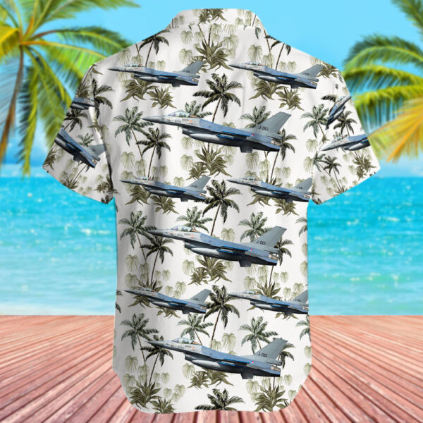 General Dynamics F-16AM Fighting Falcon Netherlands Royal Air Force Hawaiian Shirt General Dynamics F-16AM Fighting Falcon Netherlands Royal Air Force Hawaiian Shirt