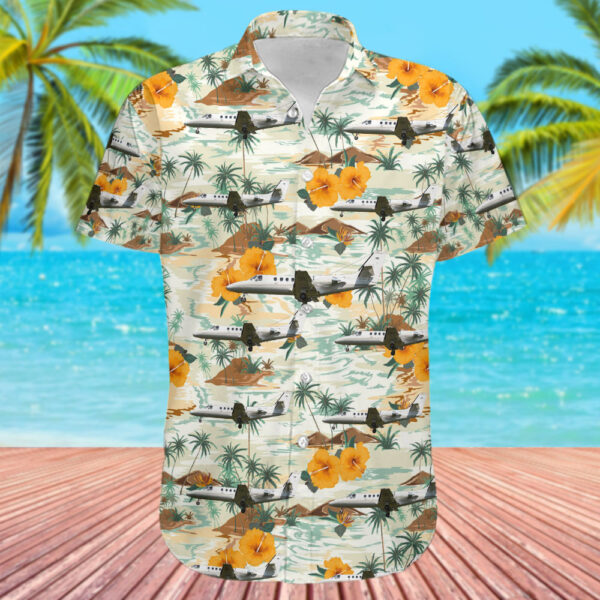 Cessna 550 Citation II Swedish Air Force Historic Flight Hawaiian Shirt