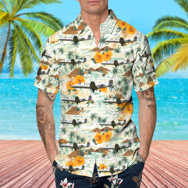 Cessna 550 Citation II Swedish Air Force Historic Flight Hawaiian Shirt