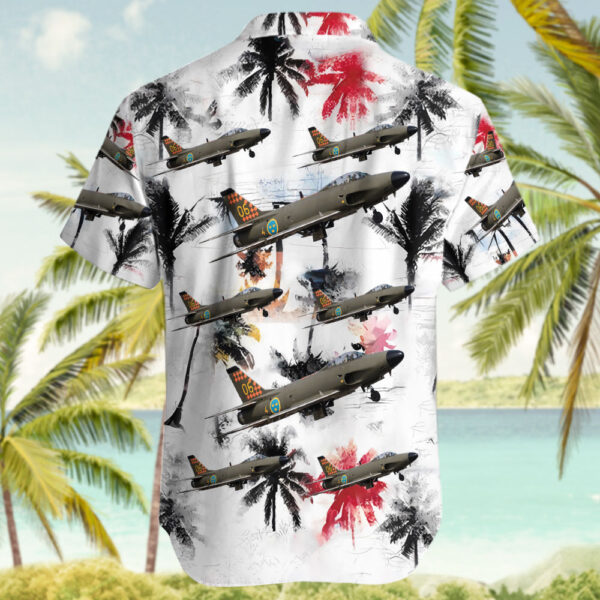 Saab J-32B Lansen Swedish Air Force Historic Flight Hawaiian Shirt