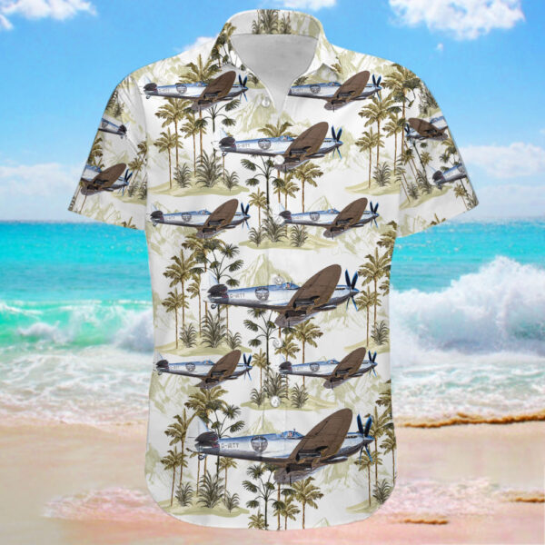 Supermarine Spitfire Mk.IX Private Hawaiian Shirt Supermarine Spitfire Mk.IX Private Hawaiian Shirt