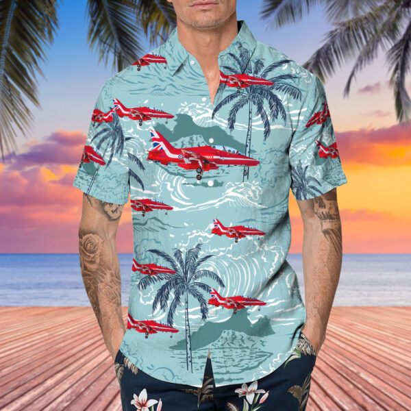 British Aerospace Hawk T.1A United Kingdom Royal Air Force (RAF) Hawaiian Shirt