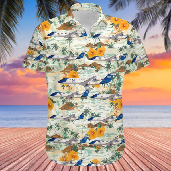 Bombardier CRJ-200ER Nav Canada Hawaiian Shirt