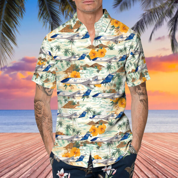 Bombardier CRJ-200ER Nav Canada Hawaiian Shirt
