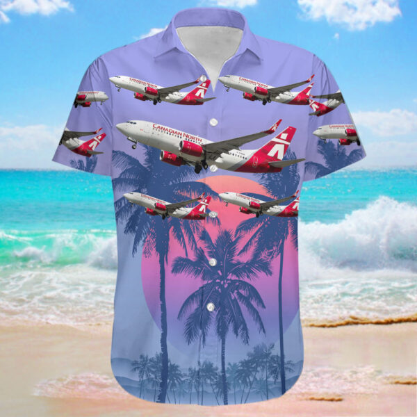 Boeing 737-783 Canadian North Hawaiian Shirt
