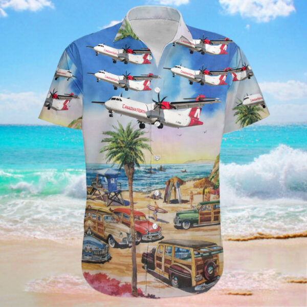ATR 72-500(F) Canadian North Hawaiian Shirt ATR 72-500(F) Canadian North Hawaiian Shirt