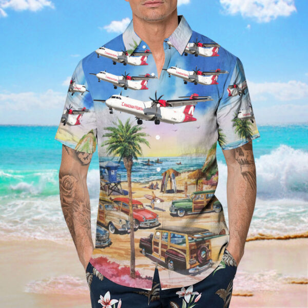 ATR 72-500(F) Canadian North Hawaiian Shirt ATR 72-500(F) Canadian North Hawaiian Shirt