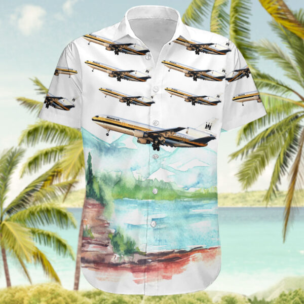 McDonnell Douglas DC-10-30 Monarch Airlines Hawaiian Shirt