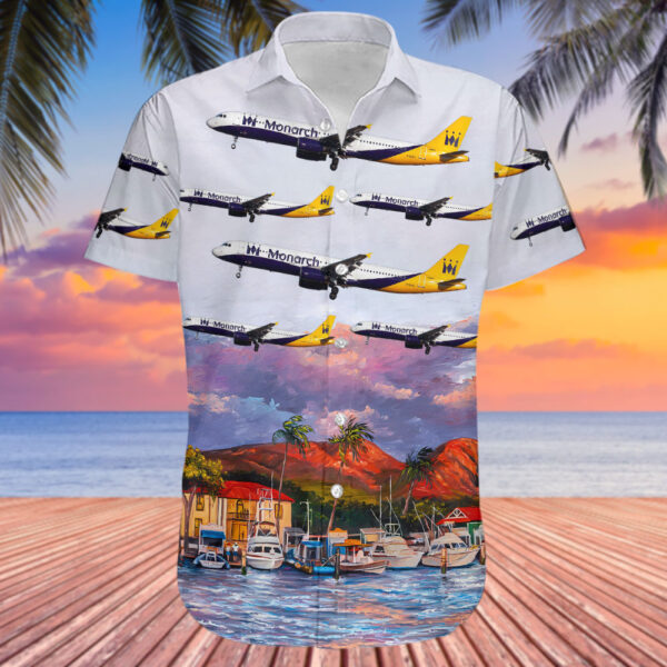 Airbus A321-231 Monarch Airlines Hawaiian Shirt