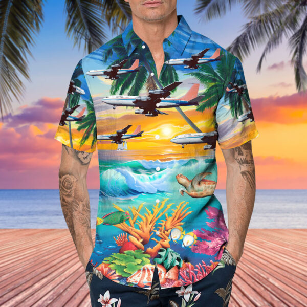 Boeing 720-023B Monarch Airlines Hawaiian Shirt Boeing 720-023B Monarch Airlines Hawaiian Shirt