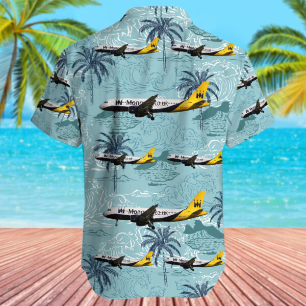 Airbus A320-214 Monarch Airlines Hawaiian Shirt