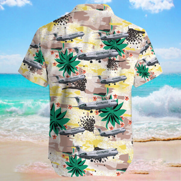 Fokker 100 Germania Hawaiian Shirt Fokker 100 Germania Hawaiian Shirt