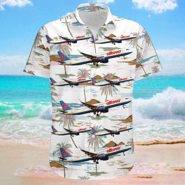 Airbus A321-211 Germania Hawaiian Shirt Airbus A321-211 Germania Hawaiian Shirt