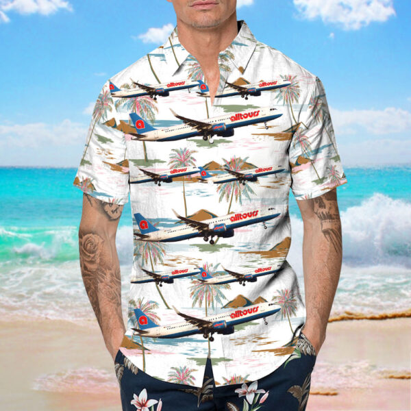 Airbus A321-211 Germania Hawaiian Shirt Airbus A321-211 Germania Hawaiian Shirt