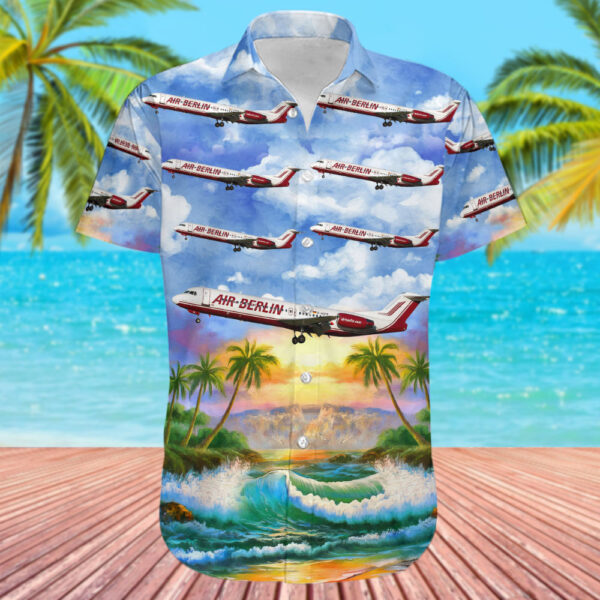 Fokker 100 Air Berlin (Germania) Hawaiian Shirt