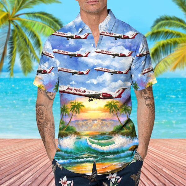 Fokker 100 Air Berlin (Germania) Hawaiian Shirt