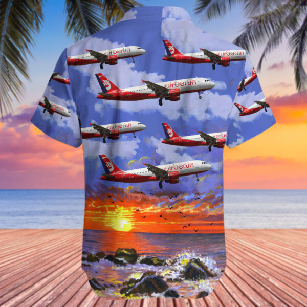 Airbus A320-216 Air Berlin Hawaiian Shirt Airbus A320-216 Air Berlin Hawaiian Shirt