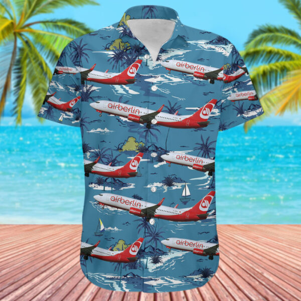 Boeing 737-808 Air Berlin Hawaiian Shirt Boeing 737-808 Air Berlin Hawaiian Shirt
