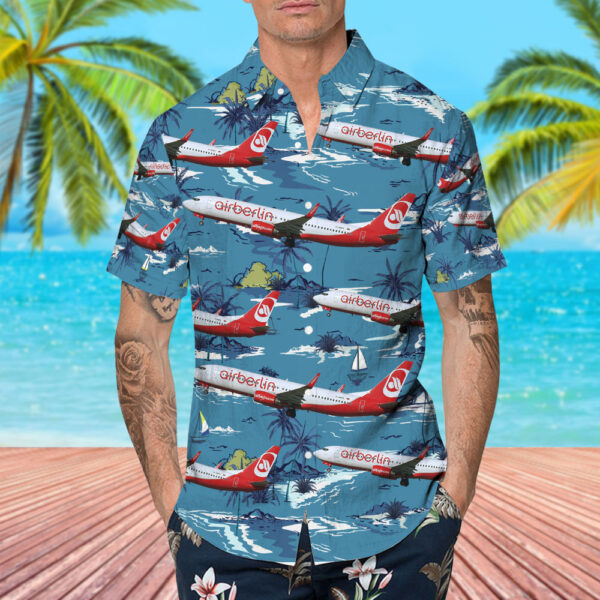 Boeing 737-808 Air Berlin Hawaiian Shirt Boeing 737-808 Air Berlin Hawaiian Shirt