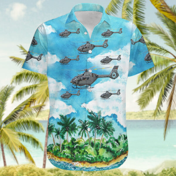 Eurocopter EC 135T3 ADAC Luftrettung Hawaiian Shirt Eurocopter EC 135T3 ADAC Luftrettung Hawaiian Shirt