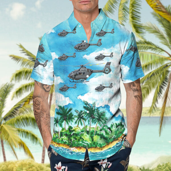 Eurocopter EC 135T3 ADAC Luftrettung Hawaiian Shirt Eurocopter EC 135T3 ADAC Luftrettung Hawaiian Shirt