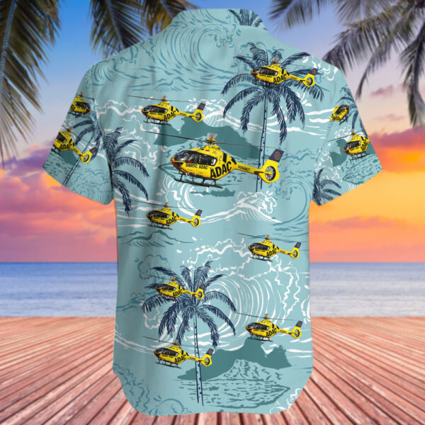 Airbus Helicopters H135 ADAC Luftrettung Hawaiian Shirt Airbus Helicopters H135 ADAC Luftrettung Hawaiian Shirt