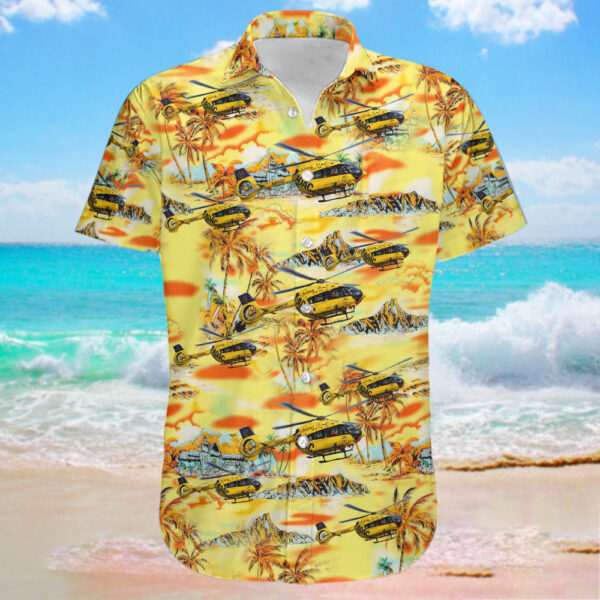 Airbus Helicopters H145 ADAC Luftrettung Hawaiian Shirt Airbus Helicopters H145 ADAC Luftrettung Hawaiian Shirt