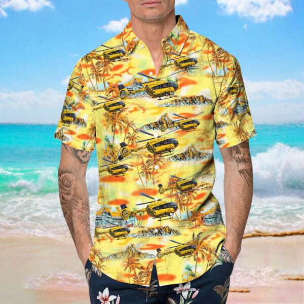Airbus Helicopters H145 ADAC Luftrettung Hawaiian Shirt Airbus Helicopters H145 ADAC Luftrettung Hawaiian Shirt