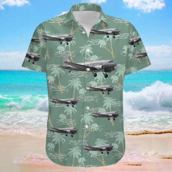 Douglas DC-3C Air Service Berlin Hawaiian Shirt Douglas DC-3C Air Service Berlin Hawaiian Shirt