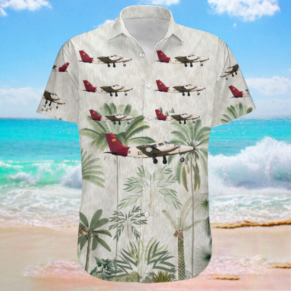 Piper PA-34-200T Seneca II Aerolink Air Services Hawaiian Shirt Piper PA-34-200T Seneca II Aerolink Air Services Hawaiian Shirt
