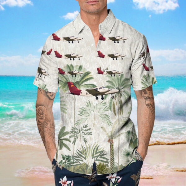 Piper PA-34-200T Seneca II Aerolink Air Services Hawaiian Shirt Piper PA-34-200T Seneca II Aerolink Air Services Hawaiian Shirt