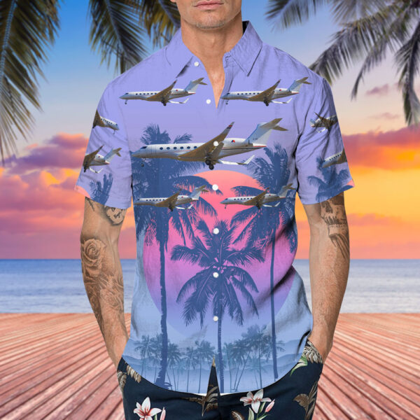 Gulfstream G650ER Netherlands Royal Air Force Hawaiian Shirt