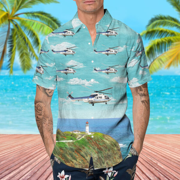 Eurocopter AS 532U2 Cougar Germany Air Force Hawaiian Shirt