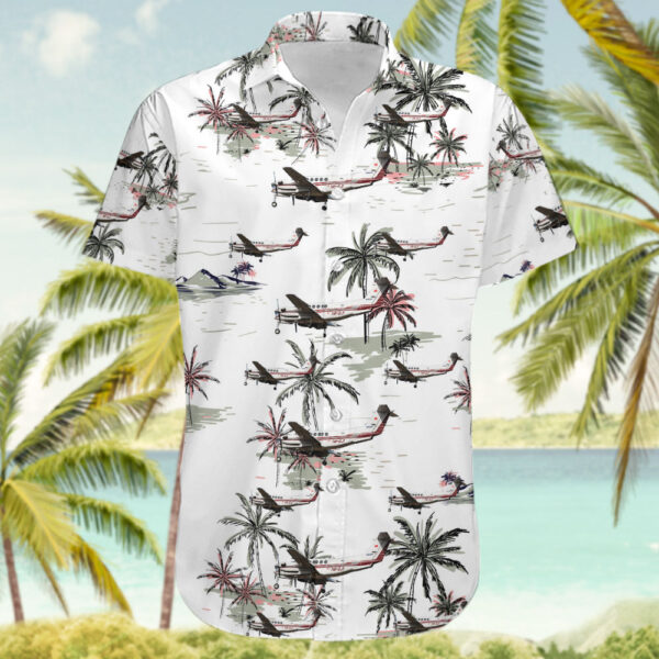 Beechcraft 200 King Air Air-Glaciers Hawaiian Shirt Beechcraft 200 King Air Air-Glaciers Hawaiian Shirt