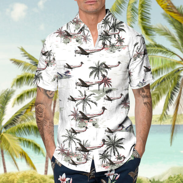 Beechcraft 200 King Air Air-Glaciers Hawaiian Shirt Beechcraft 200 King Air Air-Glaciers Hawaiian Shirt