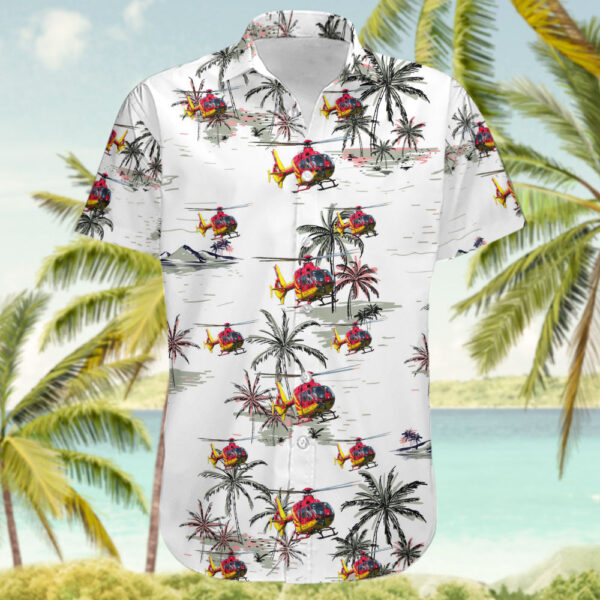 Eurocopter EC 135T1 Air-Glaciers Hawaiian Shirt