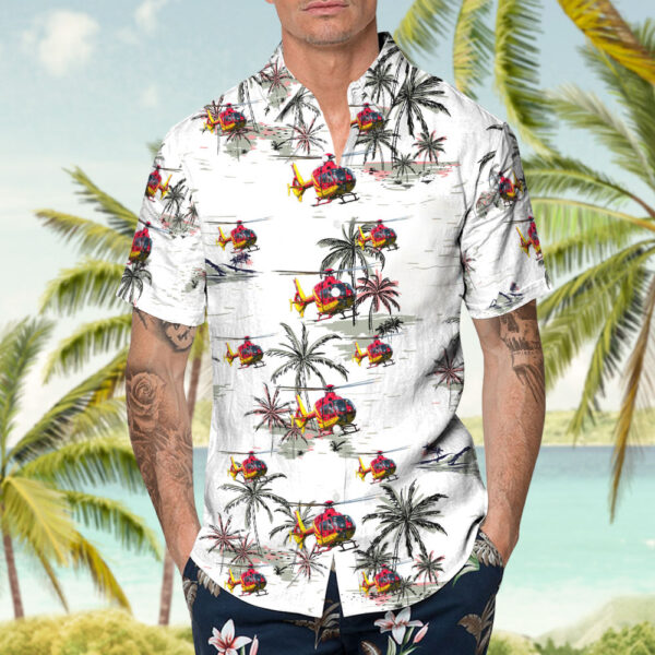 Eurocopter EC 135T1 Air-Glaciers Hawaiian Shirt
