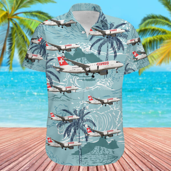 Bombardier CSeries CS100  Swiss Hawaiian Shirt