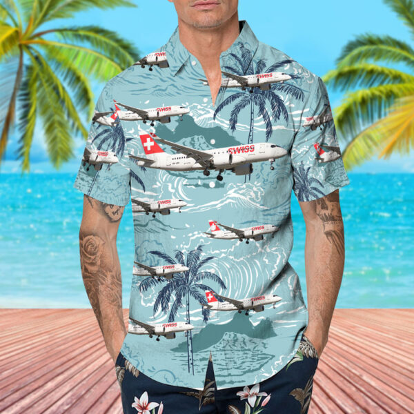 Bombardier CSeries CS100  Swiss Hawaiian Shirt