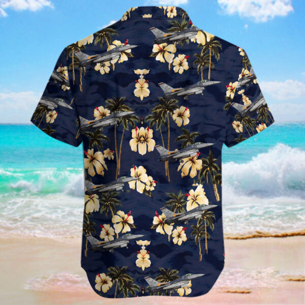 Lockheed Martin F-16C Fighting Falcon Singapore Air Force Hawaiian Shirt Lockheed Martin F-16C Fighting Falcon Singapore Air Force Hawaiian Shirt