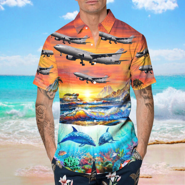 Airbus A330-243(MRTT) Singapore Air Force Hawaiian Shirt Airbus A330-243(MRTT) Singapore Air Force Hawaiian Shirt