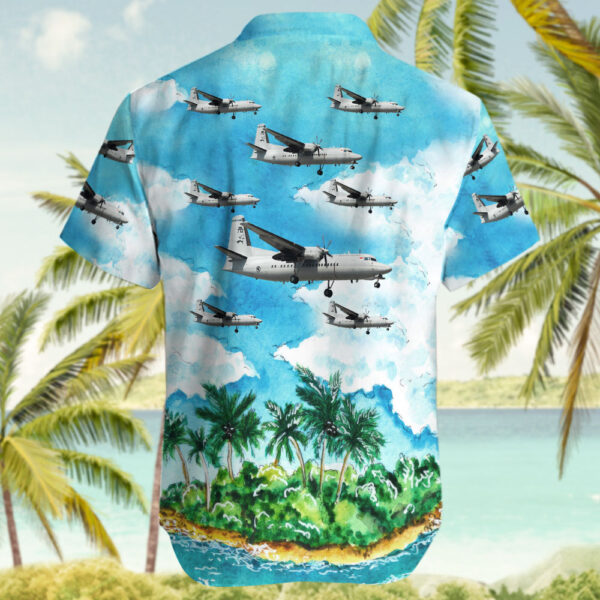 Fokker 50 Singapore Air Force Hawaiian Shirt Fokker 50 Singapore Air Force Hawaiian Shirt