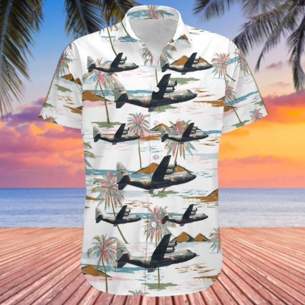 Lockheed KC-130B Hercules Singapore Air Force Hawaiian Shirt