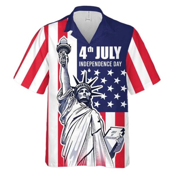 4th Of July Statue of Liberty Hawaiian Shirt For Men And Women 4th Of July Statue of Liberty Hawaiian Shirt For Men And Women